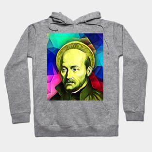 Ignatius of Loyola Colourful Portrait | Ignatius of Loyola Artwork 7 Hoodie